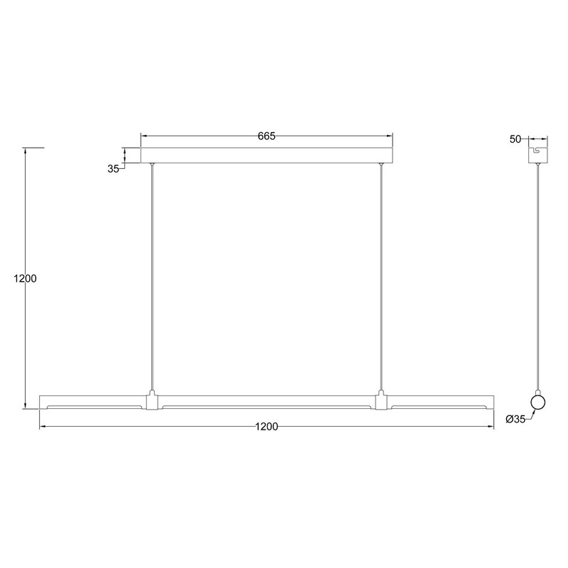 Люстра окрашенная под дерево WOODEN ECO