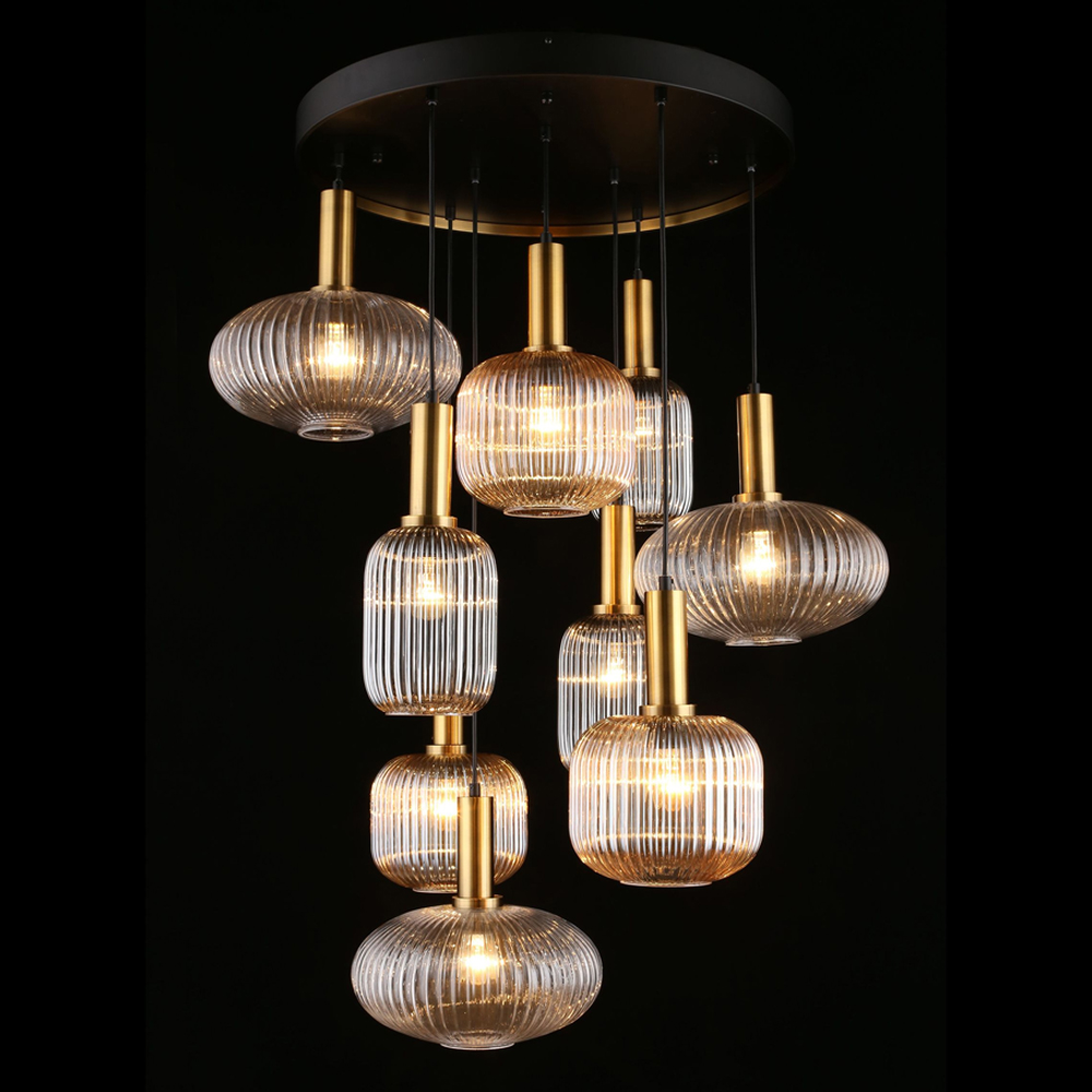 Люстра подвесная Karmelitta Smoky Black