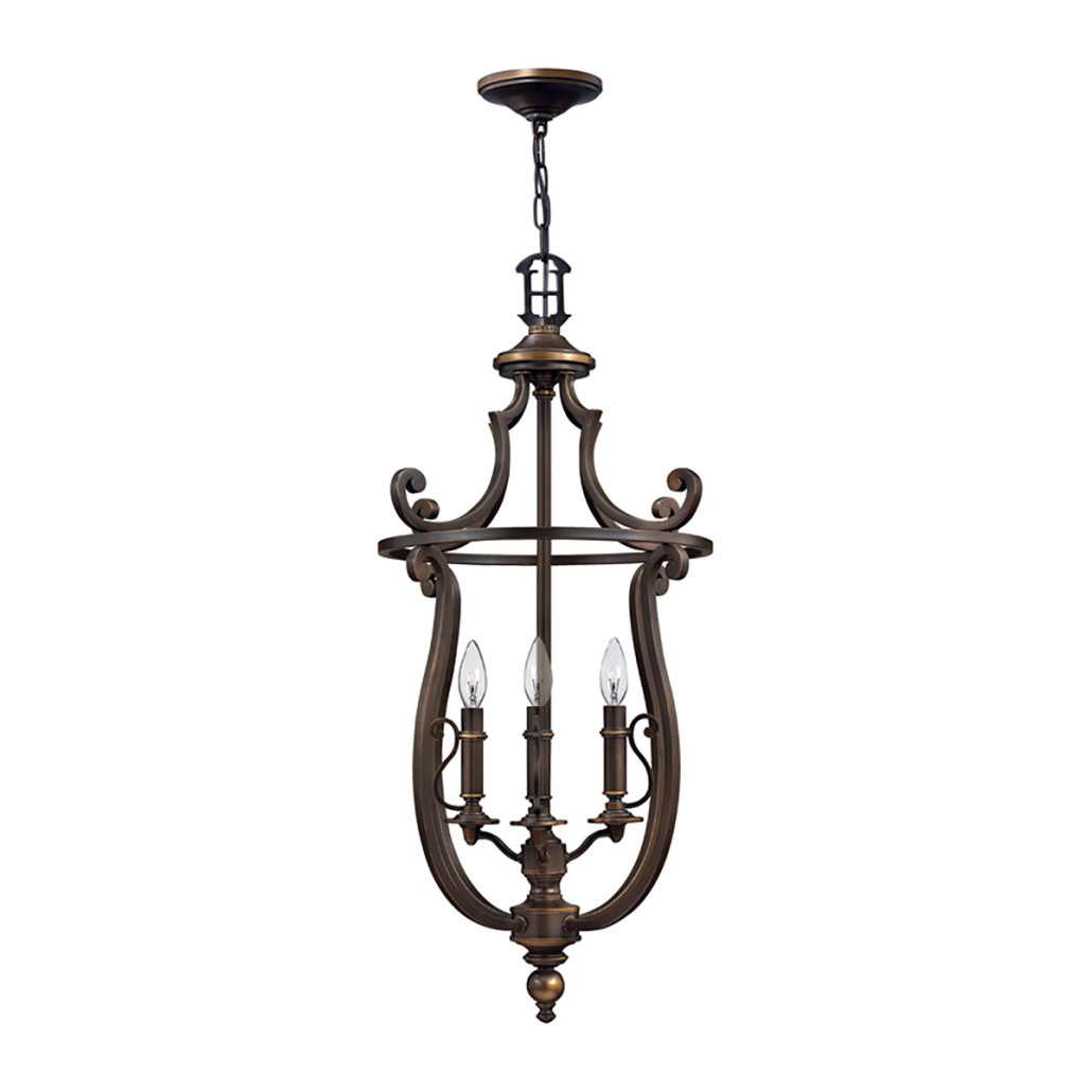 Люстра подвесная бронзового цвета в классическом стиле Hinkley