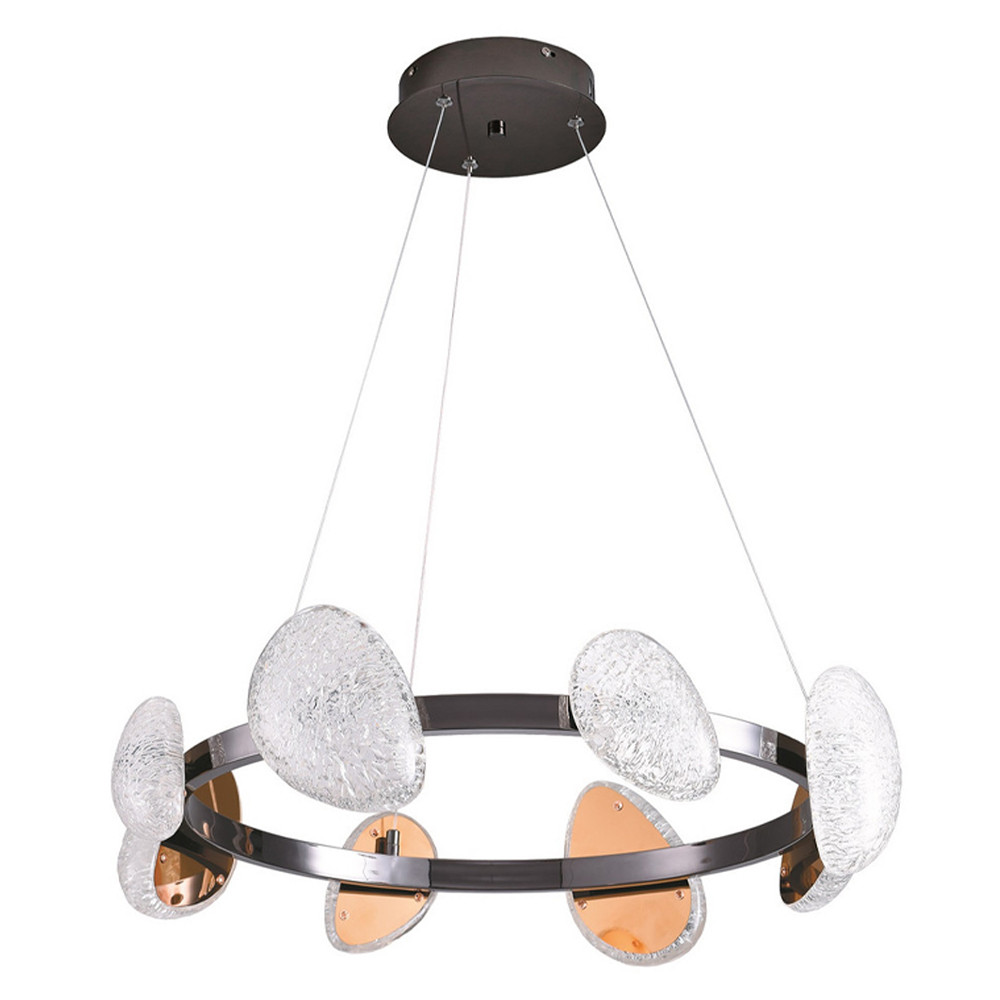 Люстра подвесная круглая с овальными плафонами Iona chandelier