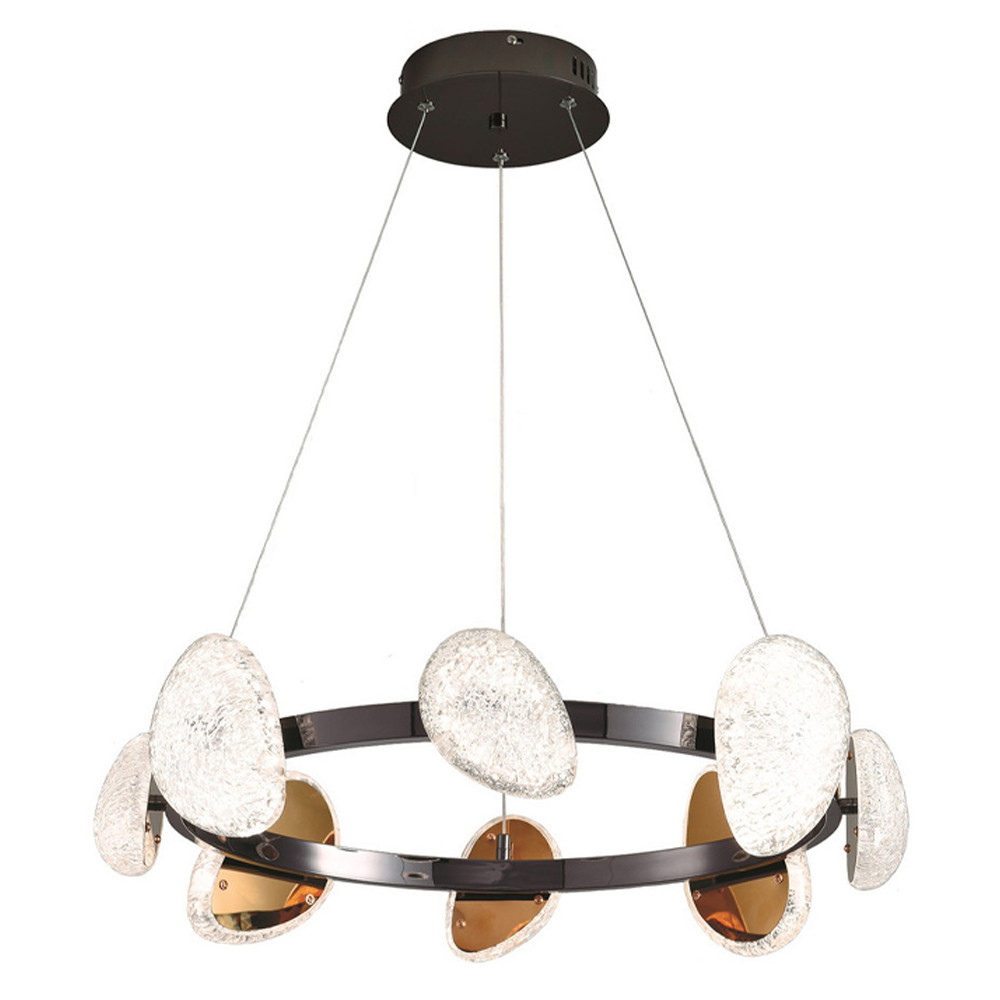 Люстра подвесная круглая с овальными плафонами Iona chandelier