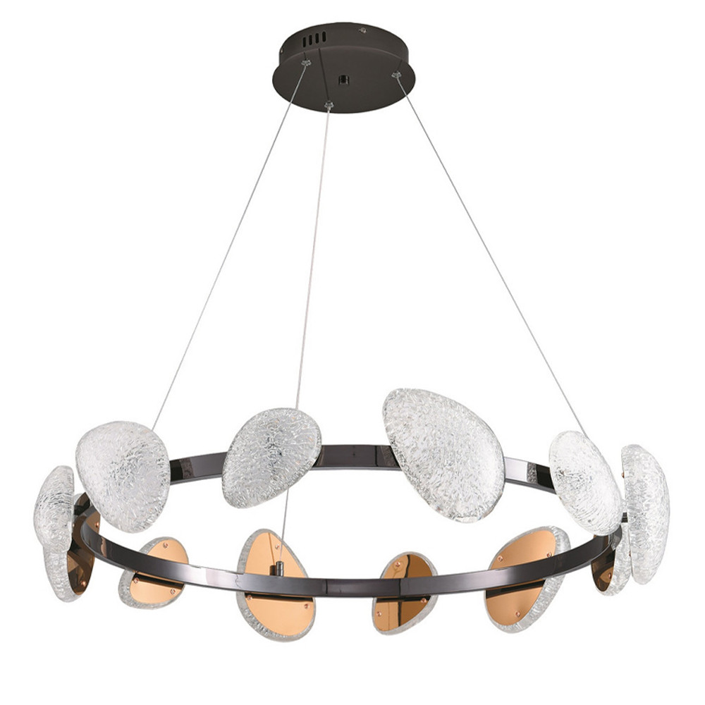 Люстра подвесная круглая с овальными плафонами Iona chandelier