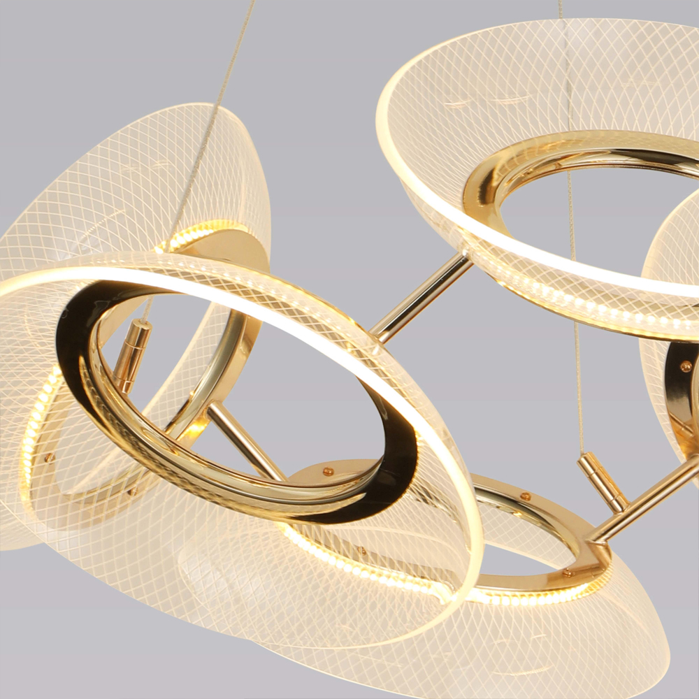 Люстра подвесная с 6-ю круглыми светодиодными лампами Catcher