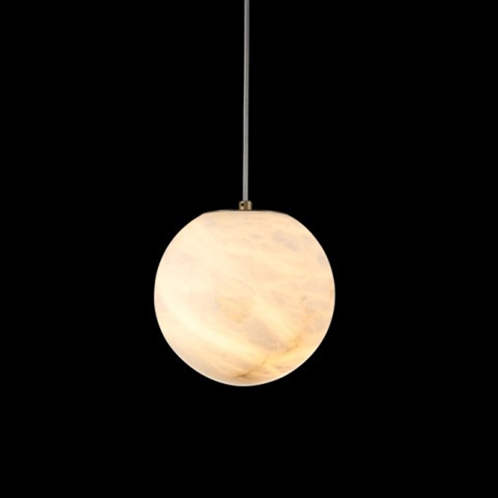 Люстра подвесная с сферическими плафономи из натурального камня Glowing Spheres