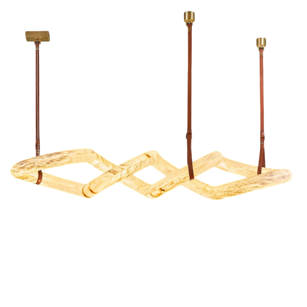 Люстра подвесная с фигурным светодиодным плафоном Calcite Figural Light