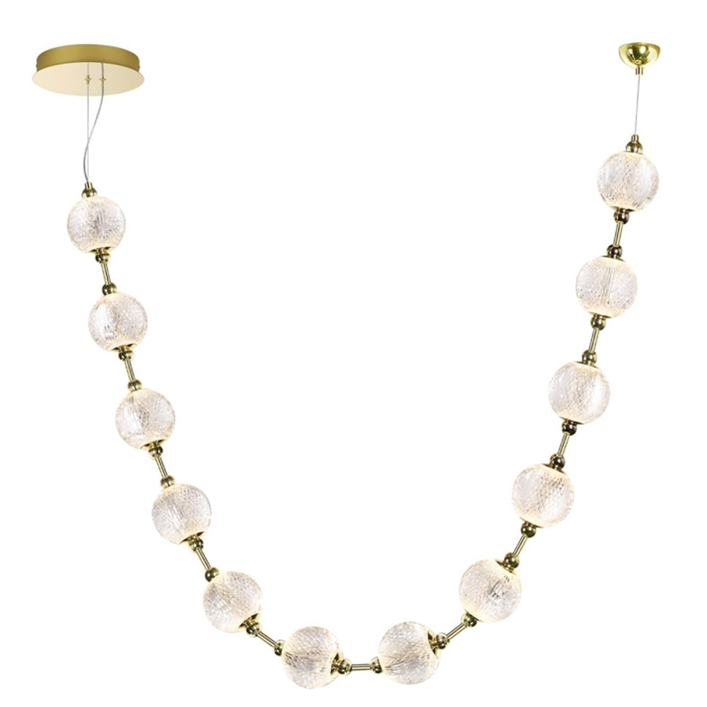 Люстра подвесная с шарообразными плафонами Crystal Globule