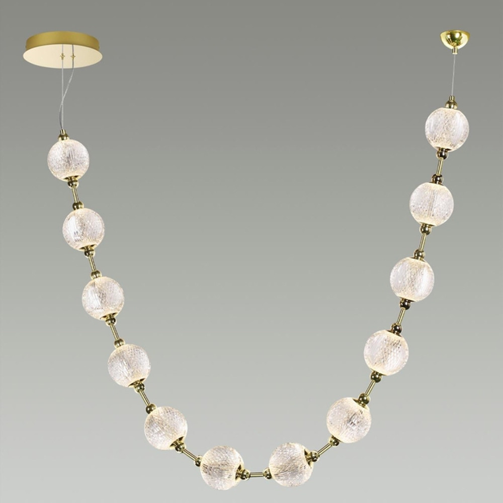 Люстра подвесная с шарообразными плафонами Crystal Globule