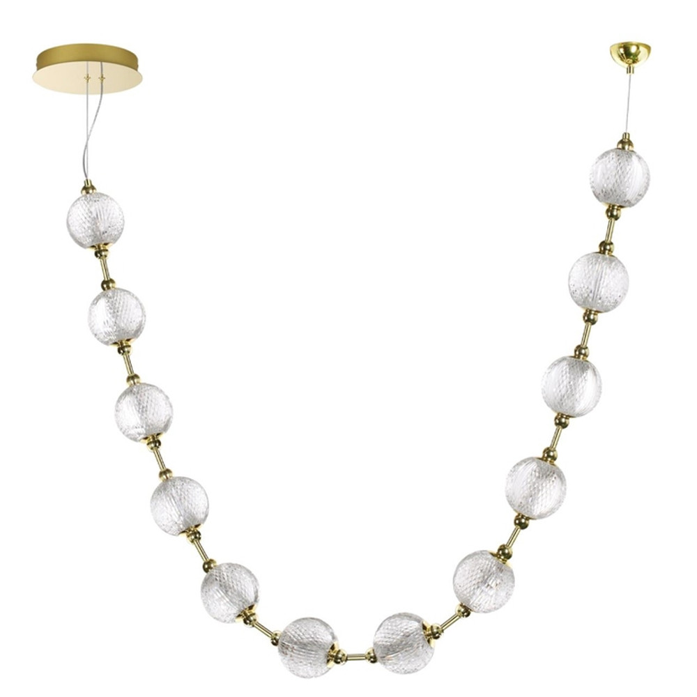 Люстра подвесная с шарообразными плафонами Crystal Globule