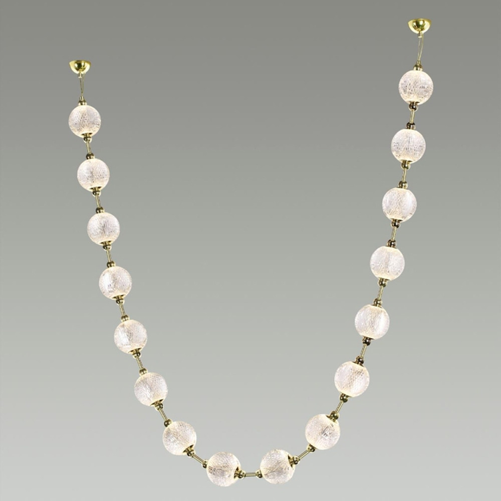 Люстра подвесная с шарообразными плафонами Crystal Globule