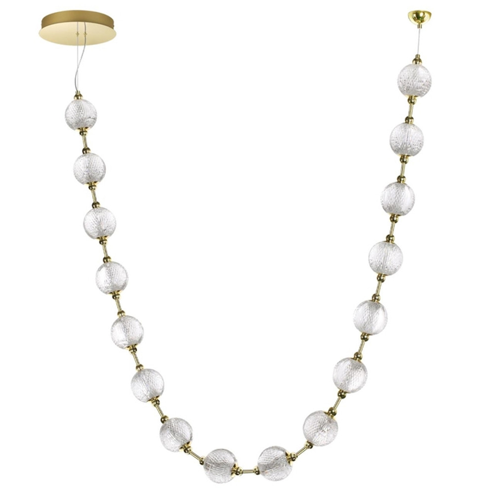 Люстра подвесная с шарообразными плафонами Crystal Globule