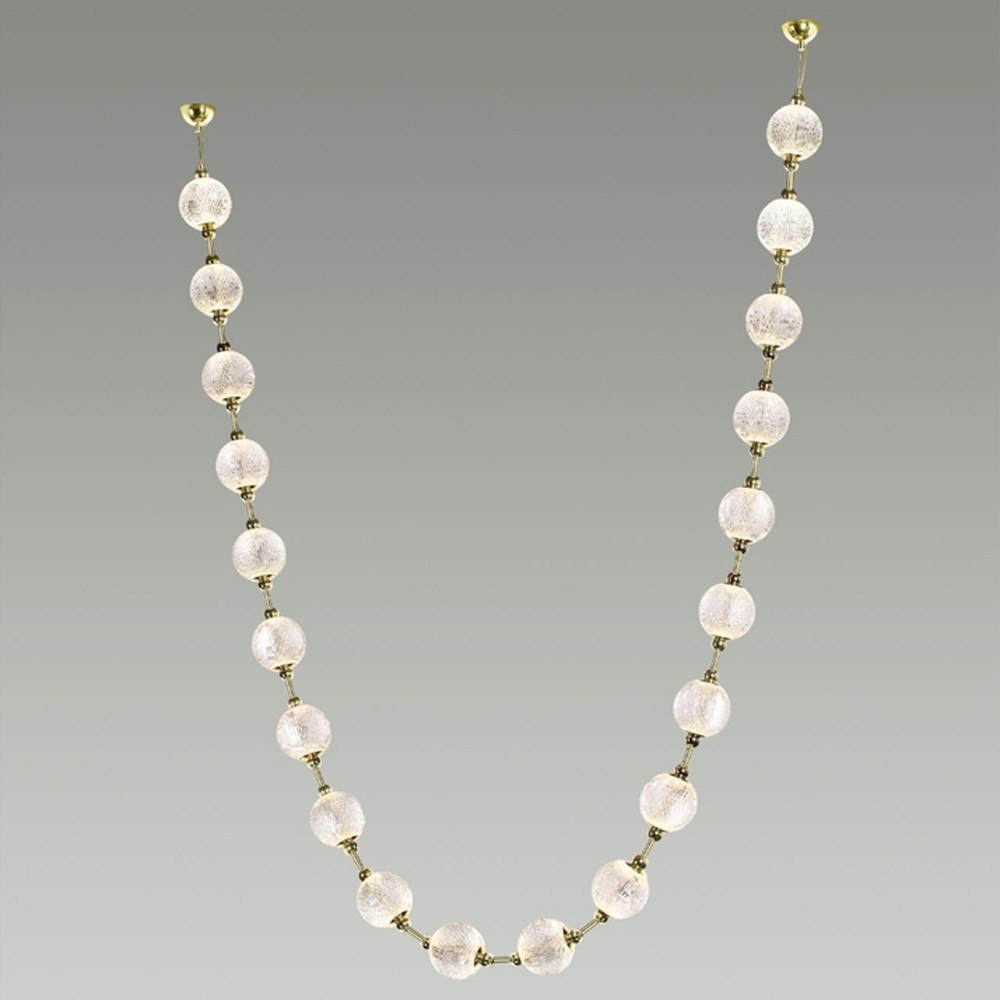 Люстра подвесная с шарообразными плафонами Crystal Globule