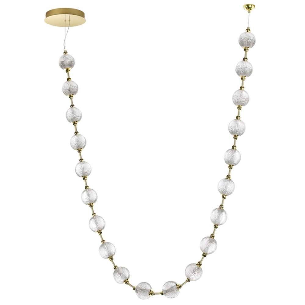 Люстра подвесная с шарообразными плафонами Crystal Globule