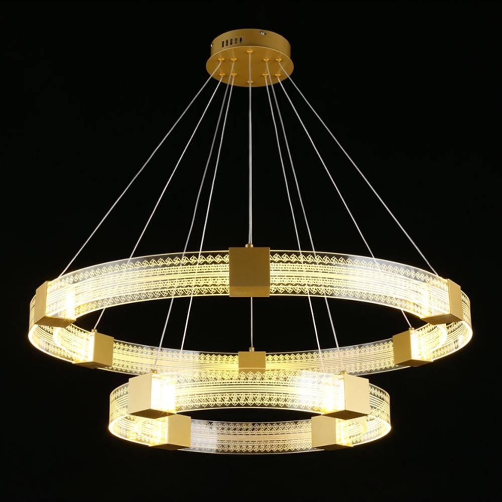 Люстра подвесная светодиодная Apolon Gold