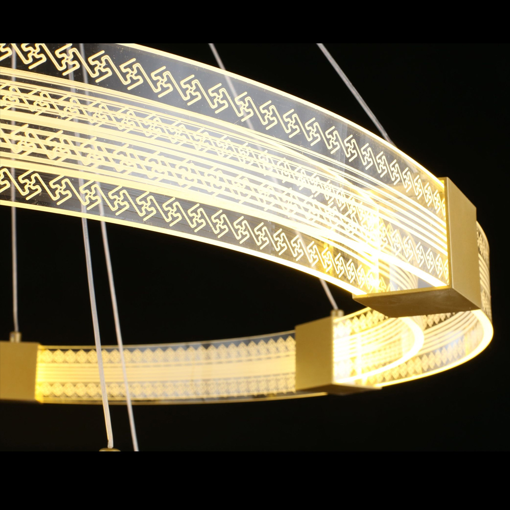 Люстра подвесная светодиодная Apolon Gold