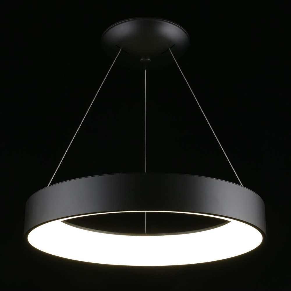 Люстра подвесная светодиодная Black Circle