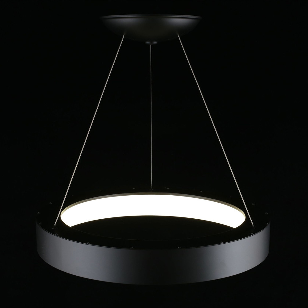 Люстра подвесная светодиодная Black Circle