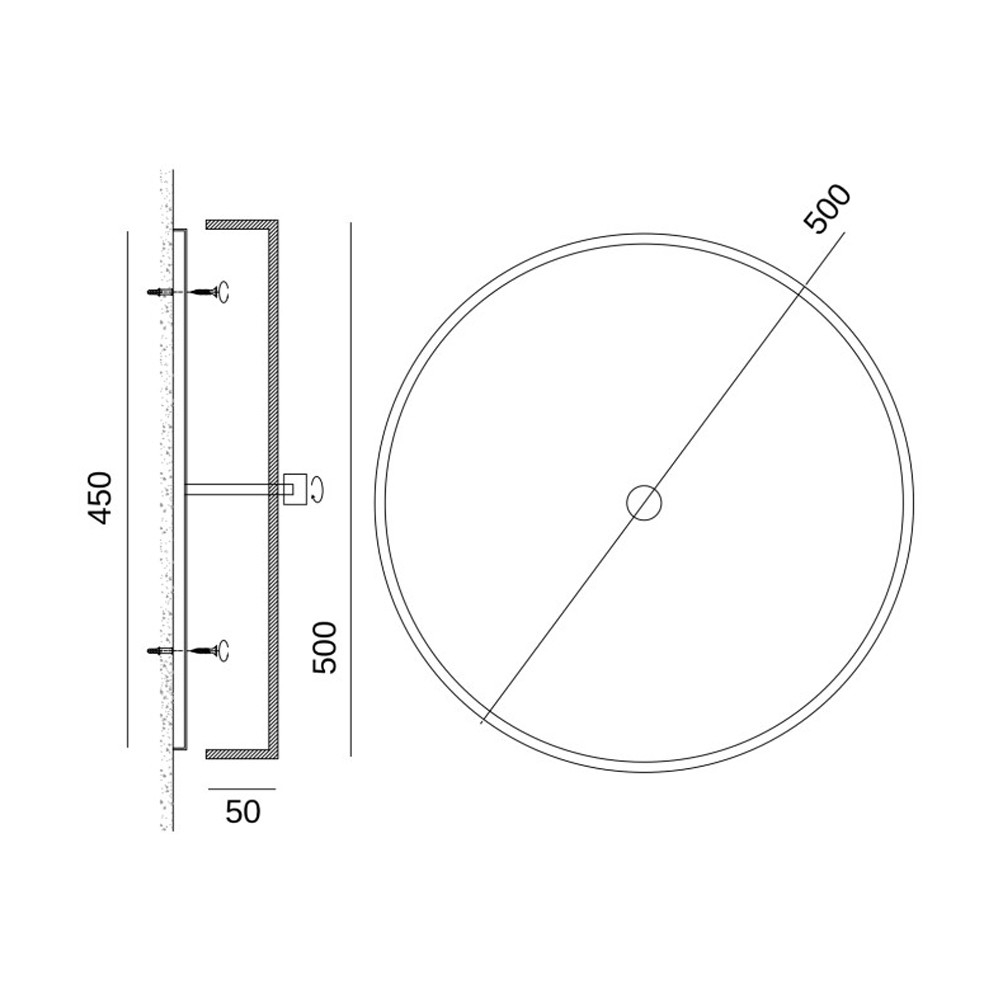 Люстра потолочная круглая минималистичная Perfection of Geometry