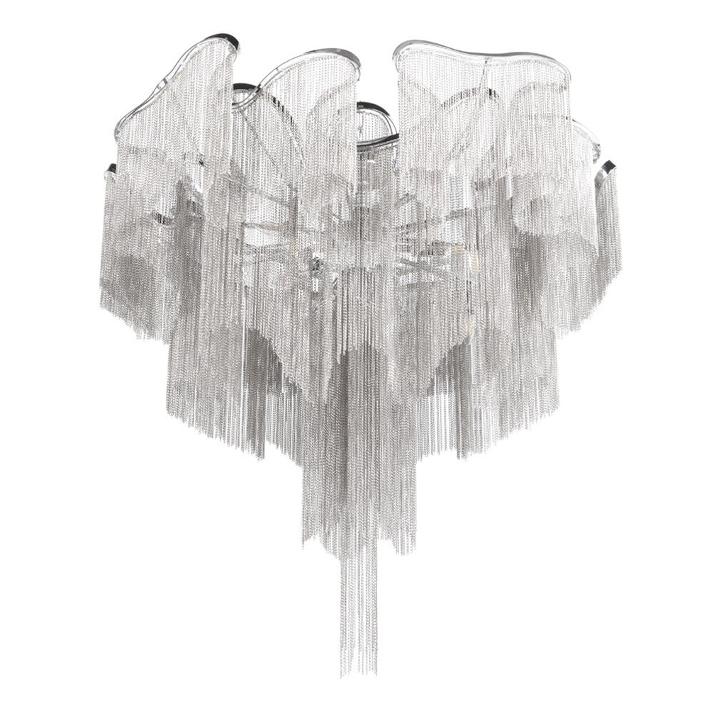 Люстра потолочная с металлическими цепочками Диаметр 99 см Atlantis Chain