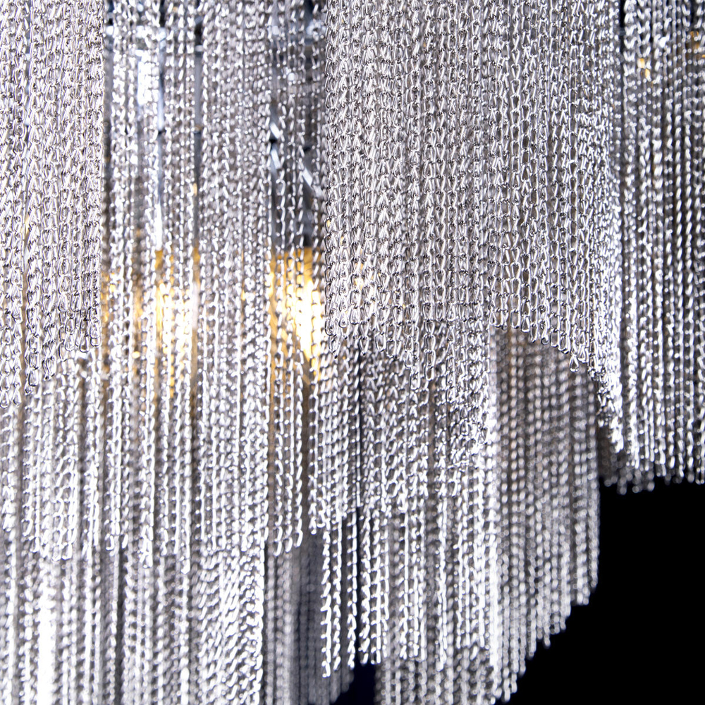 Люстра потолочная с металлическими цепочками Диаметр 99 см Atlantis Chain