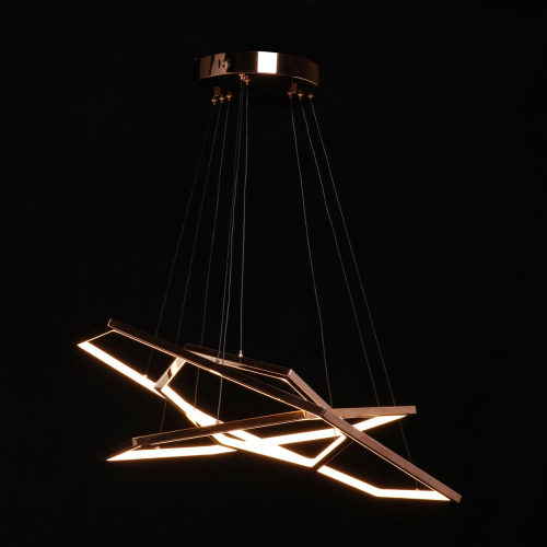 Люстра с 3-мя подвесами в виде шестиугольников Hexagon Horizontal