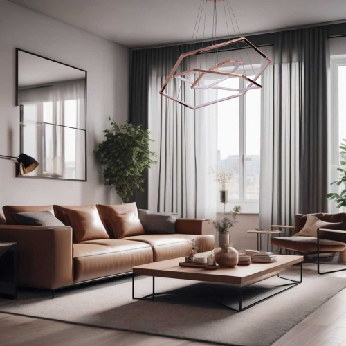 Люстра с 3-мя подвесами в виде шестиугольников Hexagon Horizontal