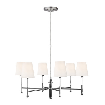 Люстра с 6-ю белыми конусными плафонам Generation Lighting