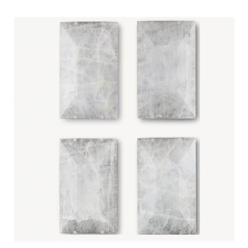 Люстра с абажуром из прямоугольных мраморных панелей Calling to Shine