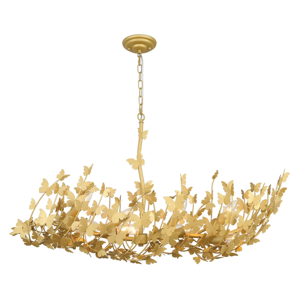 Люстра с абажуром оформленным в виде стаи бабочек Eternal Butterflies