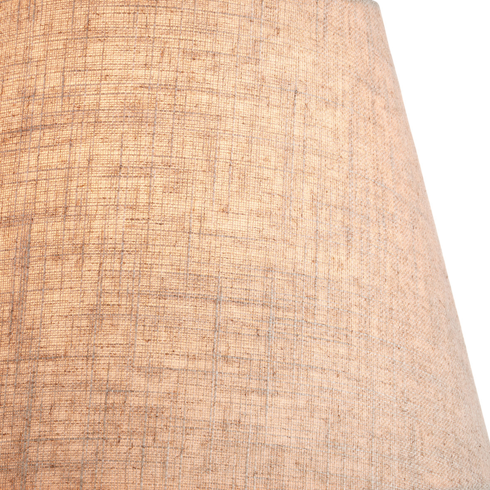 Люстра с белым каркасом и тканевыми абажурами Natural Stems