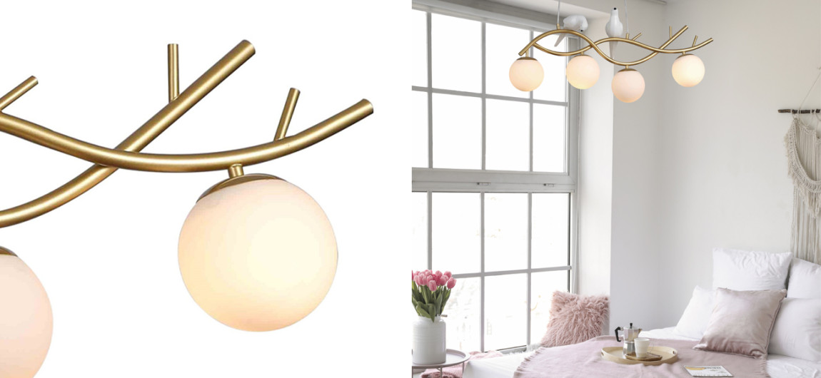 Люстра с белыми птицами Provence Bird