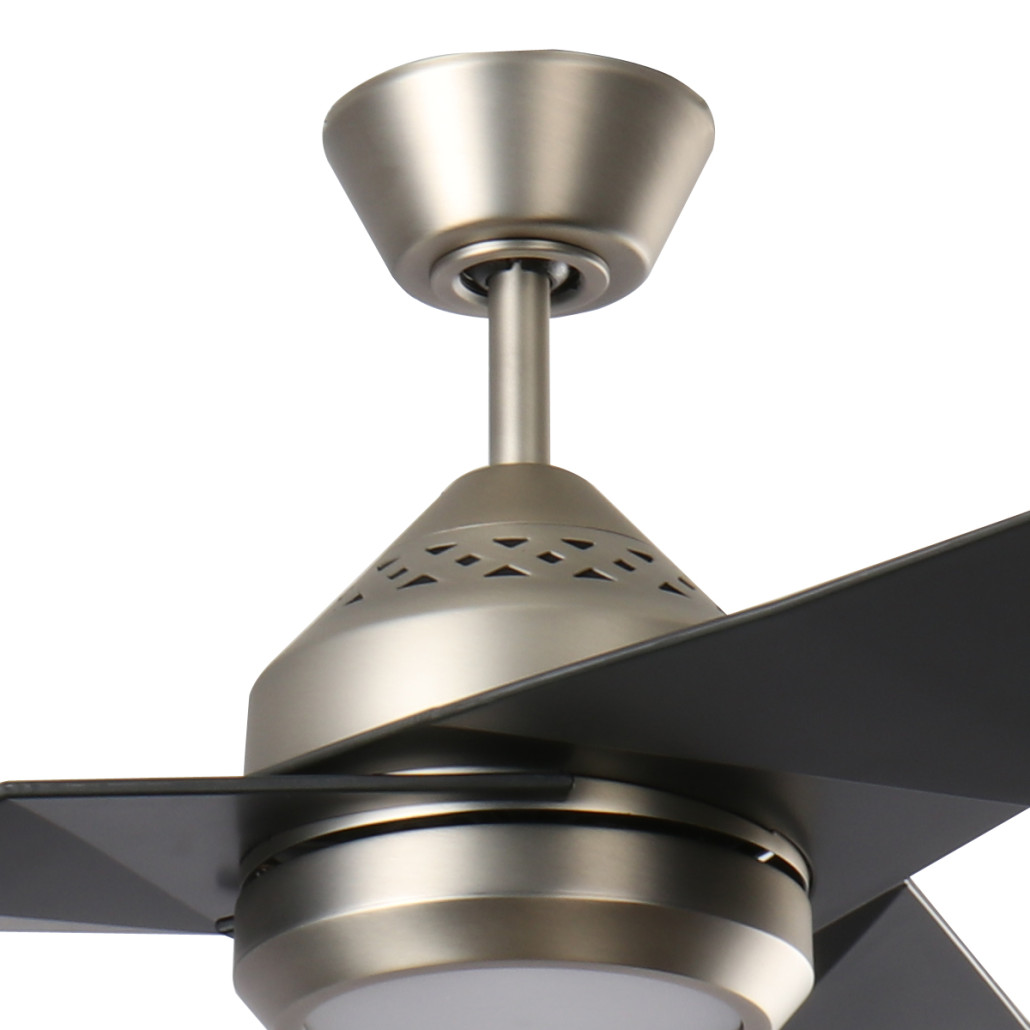 Люстра с вентилятором с черными лопастями Kichler