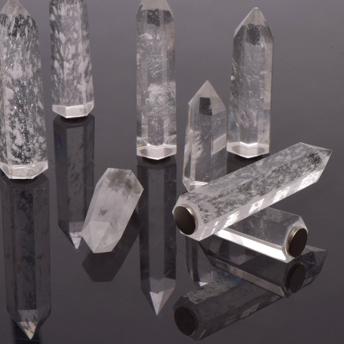 Люстра с двумя кольцами черного цвета с хрустальными элементами QUARTZ CRYSTAL