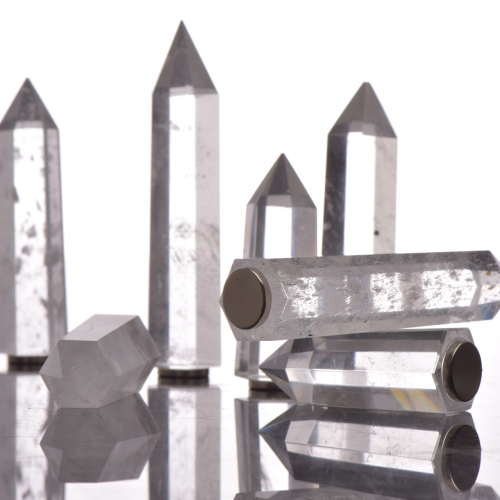 Люстра с двумя кольцами черного цвета с хрустальными элементами QUARTZ CRYSTAL