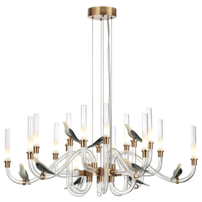 Люстра с декоративными птицами Ganthea D 93 см