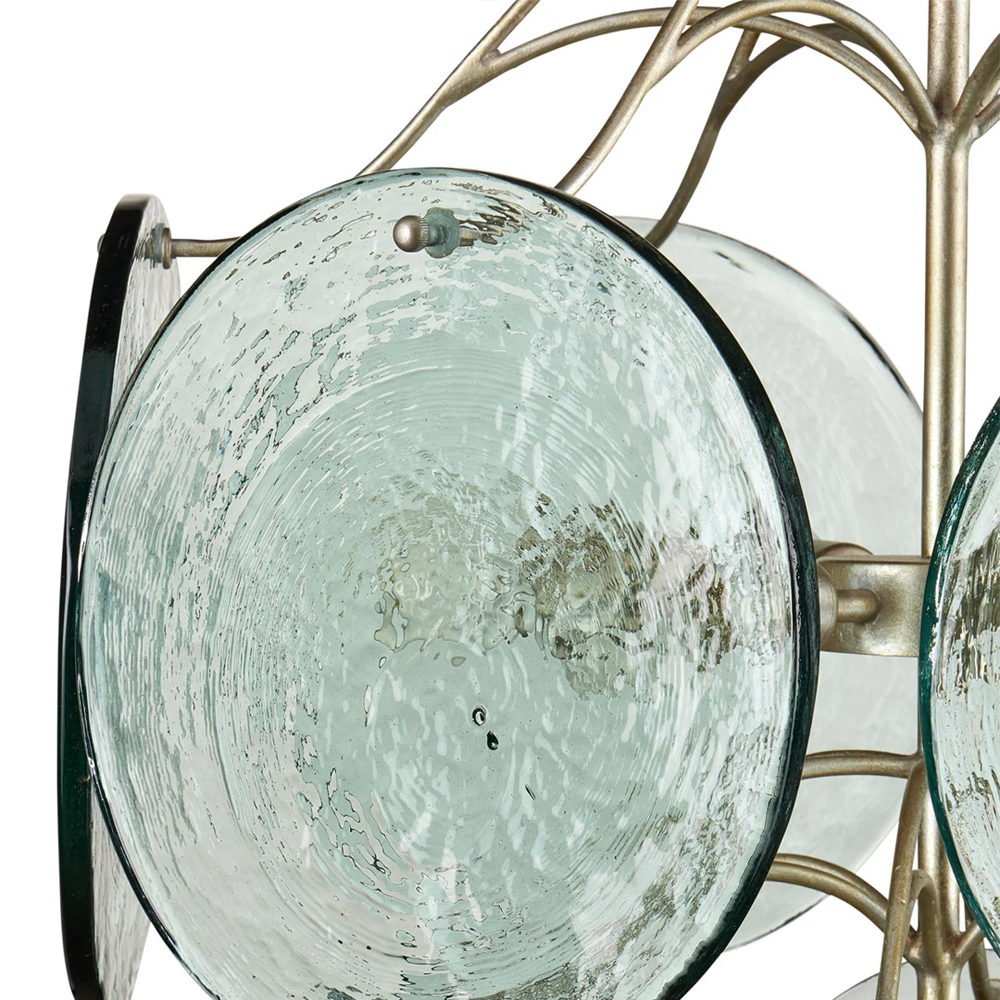 Люстра с каскадом из круглых декоративных элементов Discs of Light