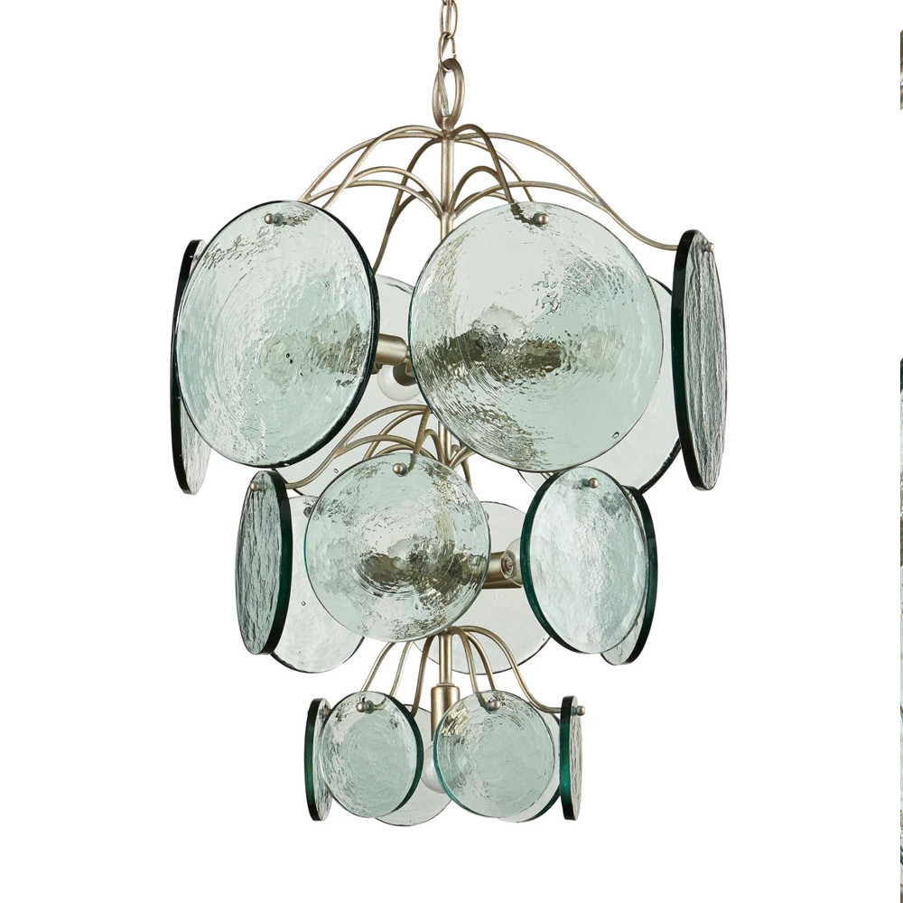 Люстра с каскадом из круглых декоративных элементов Discs of Light