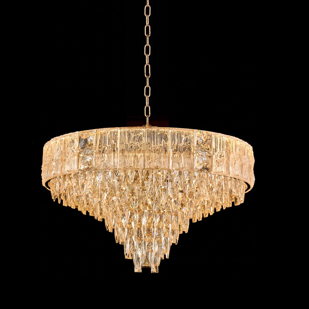 Люстра с каскадом из прозрачного хрусталя Constant Sparks