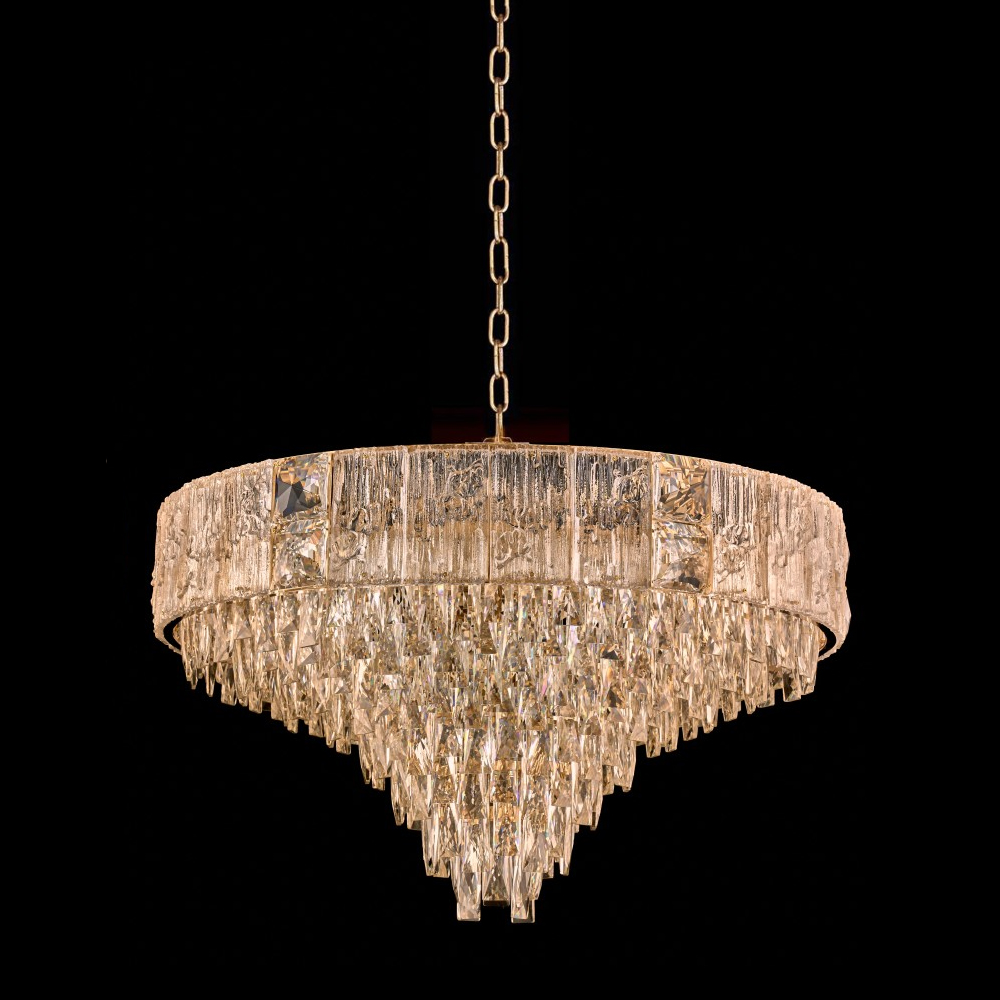 Люстра с каскадом из прозрачного хрусталя Constant Sparks