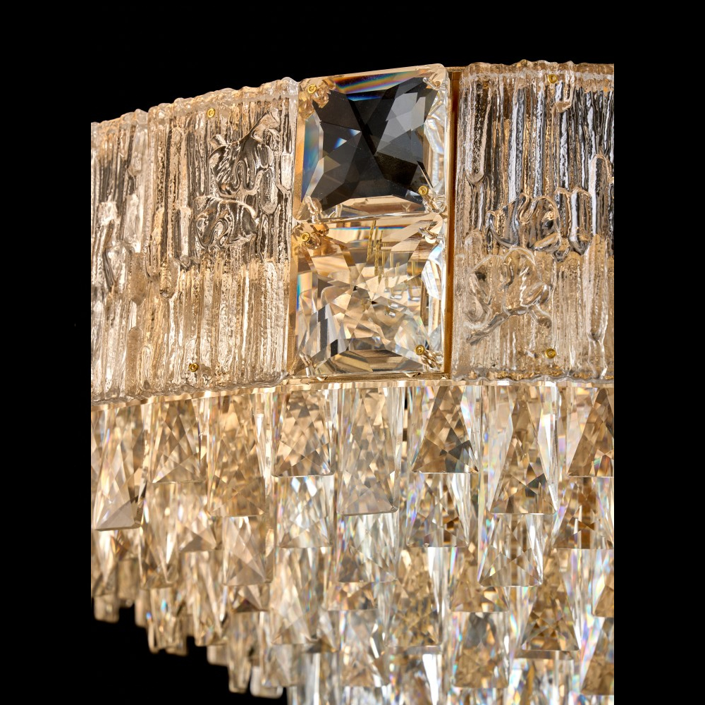 Люстра с каскадом из прозрачного хрусталя Constant Sparks