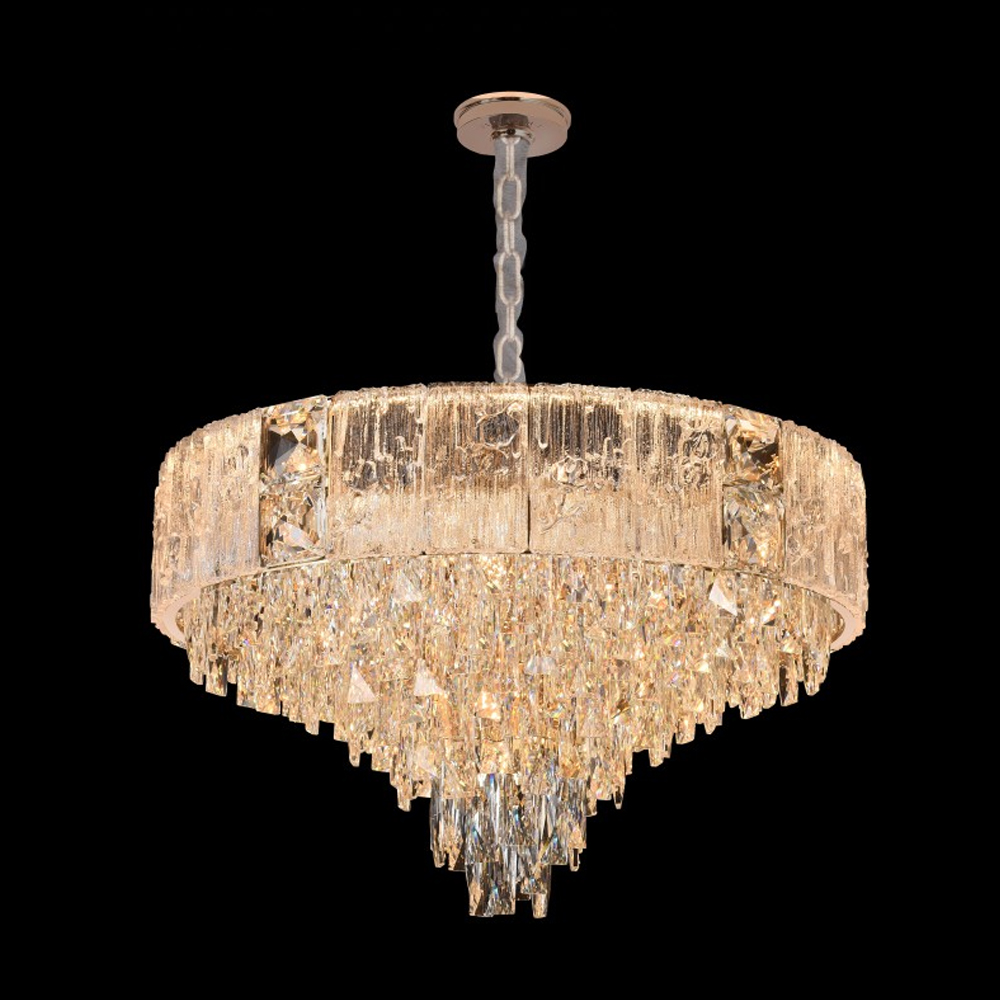 Люстра с каскадом из прозрачного хрусталя Constant Sparks