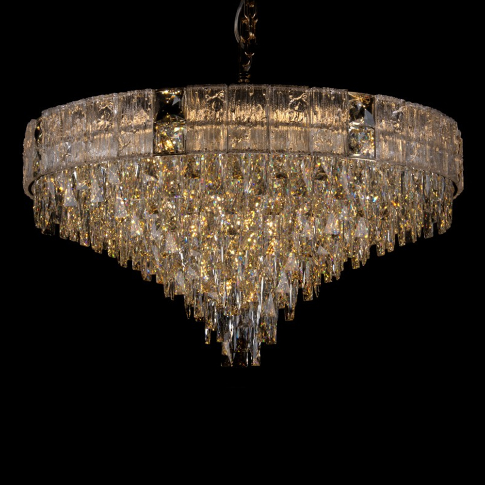 Люстра с каскадом из прозрачного хрусталя Constant Sparks