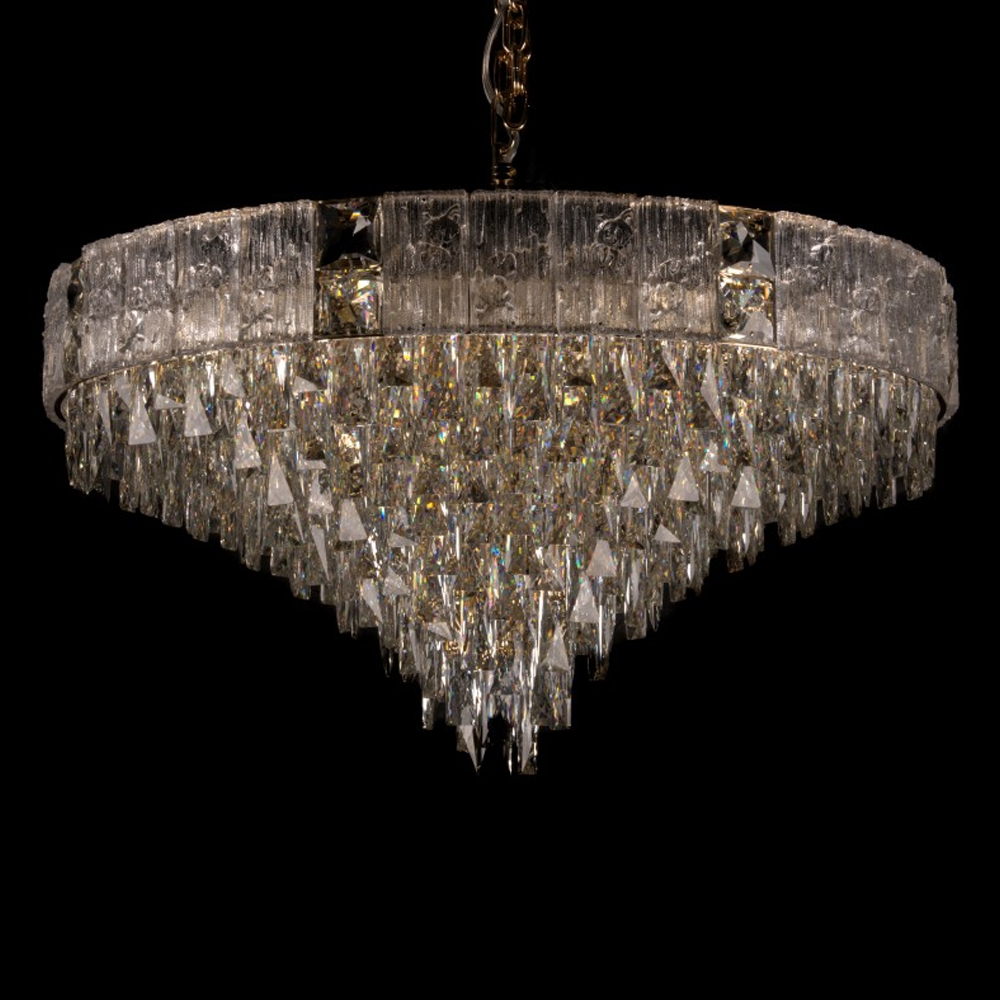 Люстра с каскадом из прозрачного хрусталя Constant Sparks
