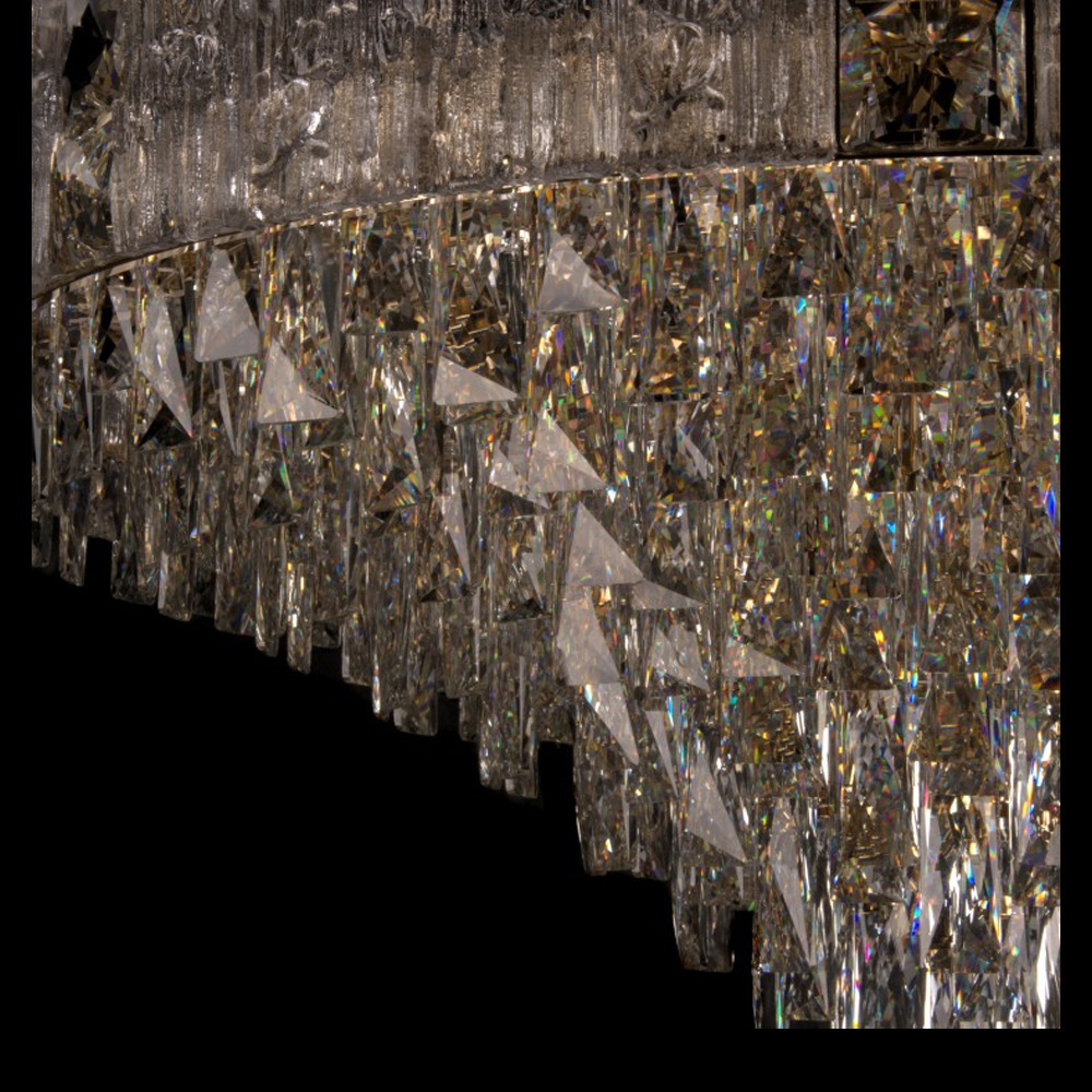 Люстра с каскадом из прозрачного хрусталя Constant Sparks