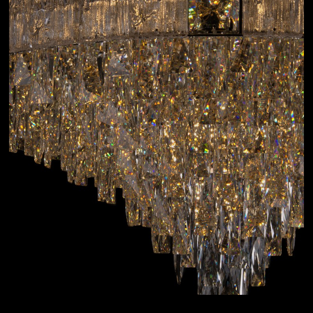 Люстра с каскадом из прозрачного хрусталя Constant Sparks