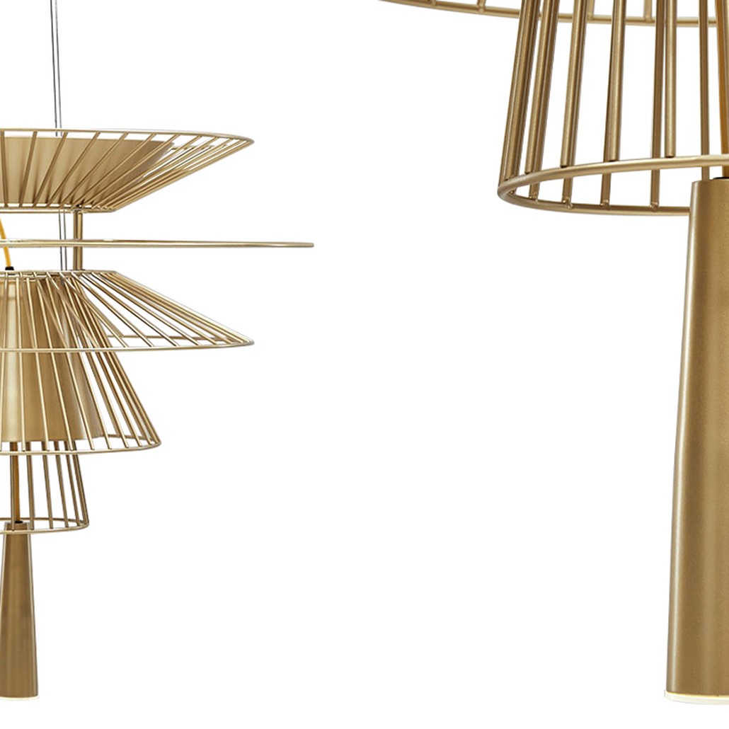 Люстра с металлическим плафоном Shade Metal Chandelier