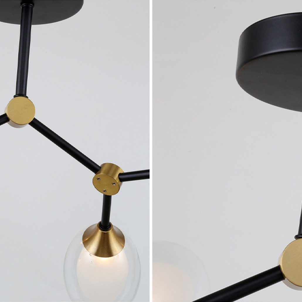 Люстра с плафонами из двойного стекла BUBBLE CHANDELIER