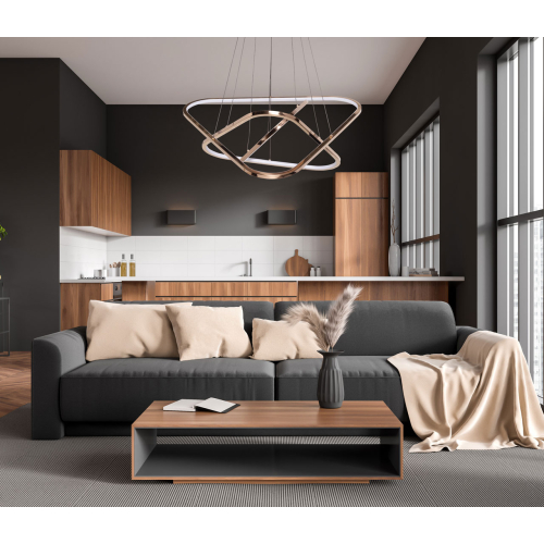 Люстра с подвесами в форме треугольников Niamh Barry