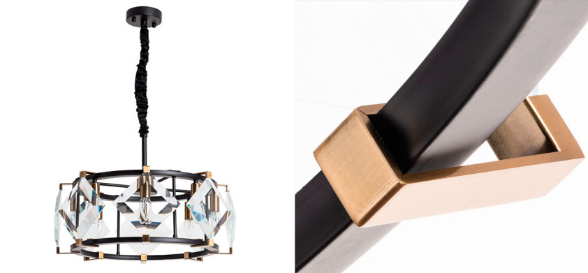 Люстра с ромбами Amedeo 8