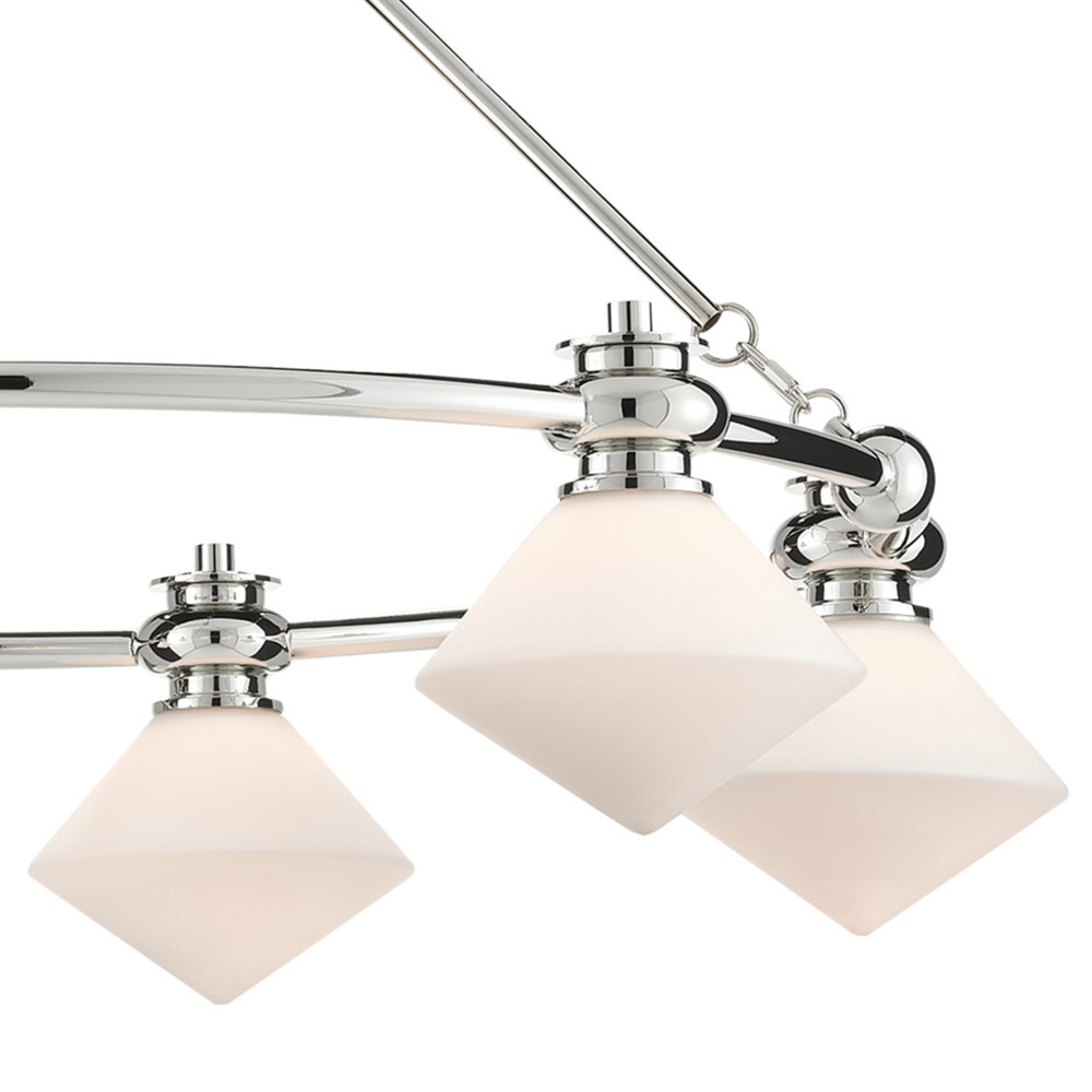 Люстра с ромбовидными плафонами Pointed Diamond Shade