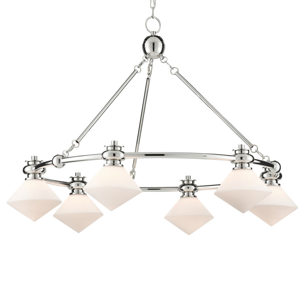 Люстра с ромбовидными плафонами Pointed Diamond Shade